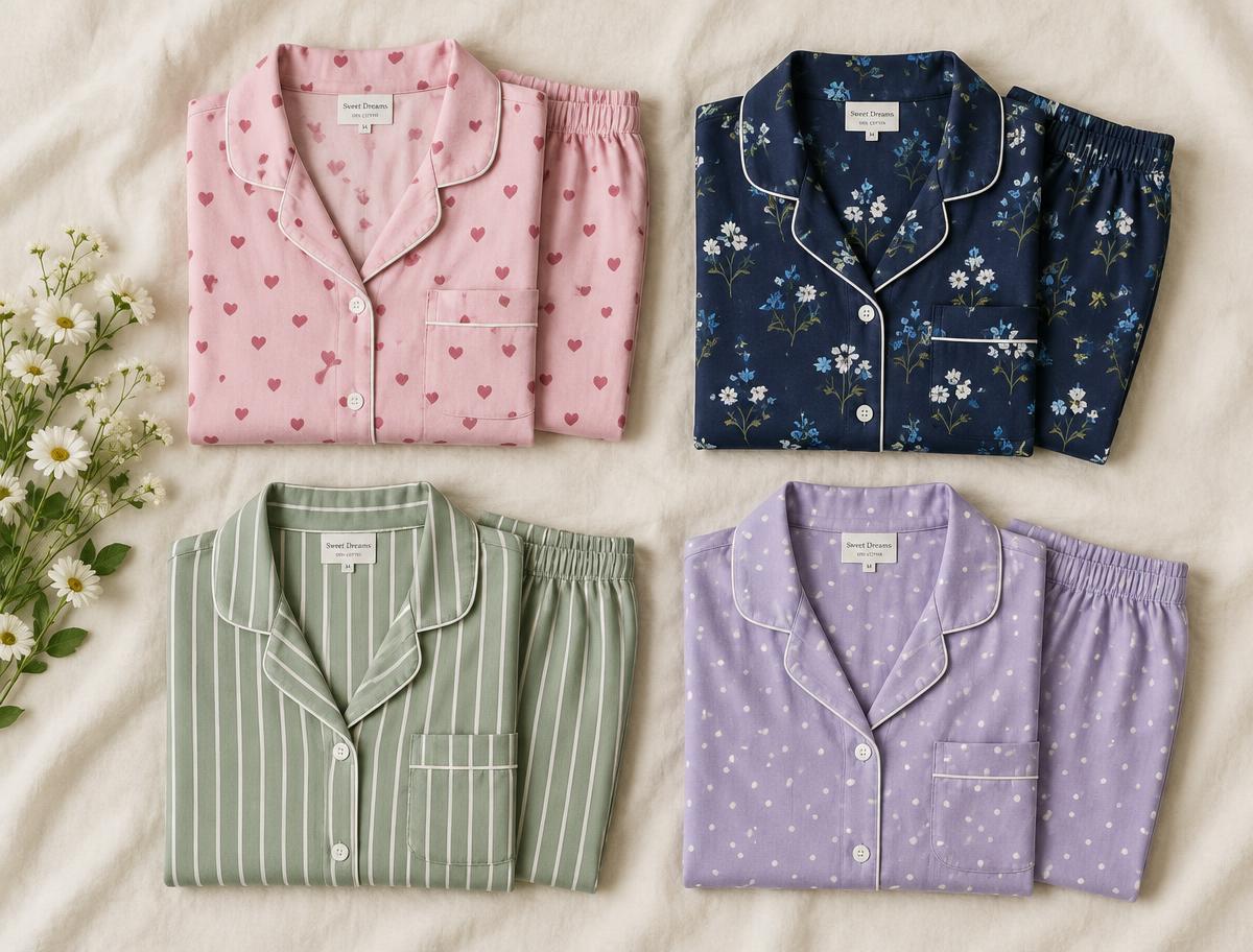 The four Riash sets folded together